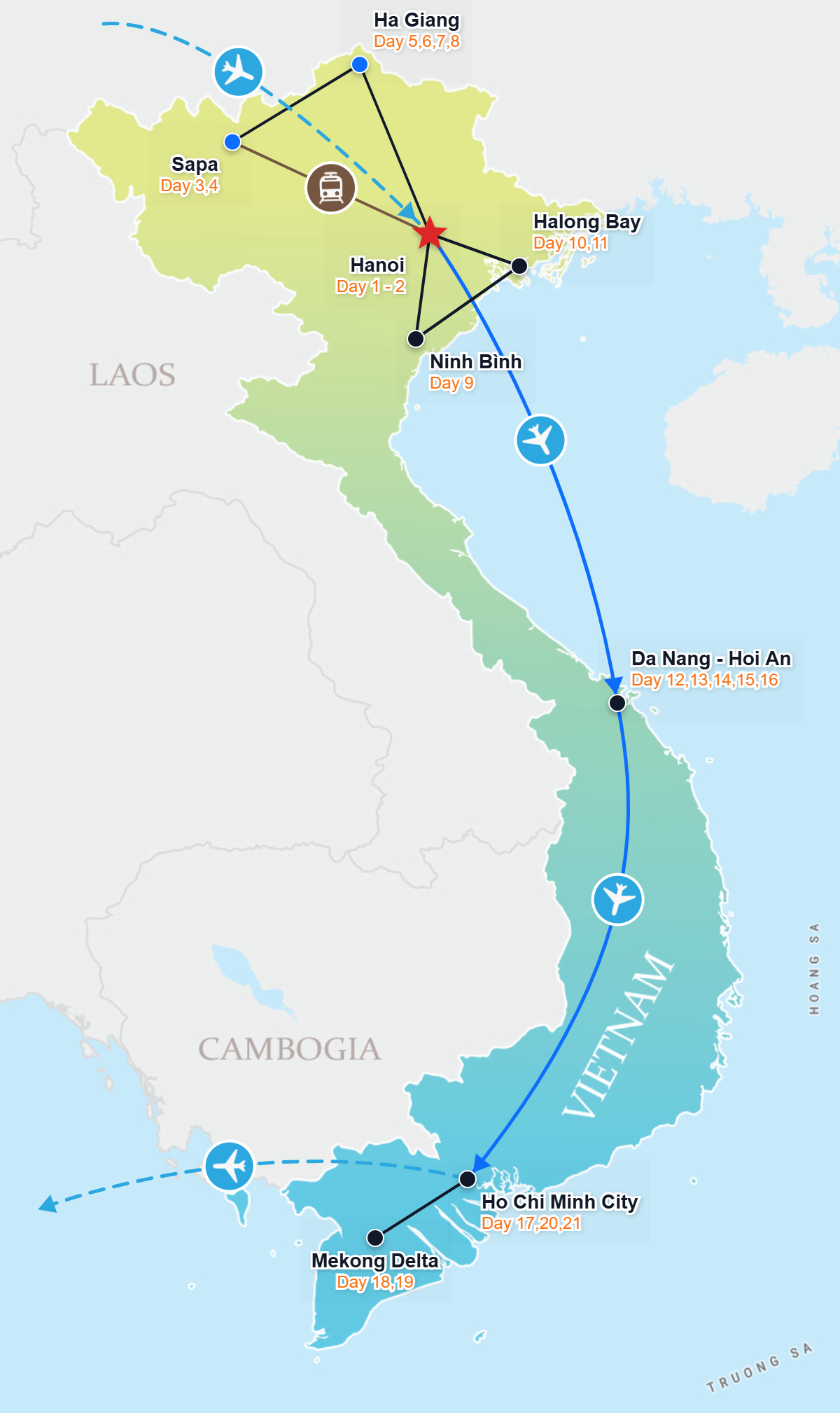 tour map