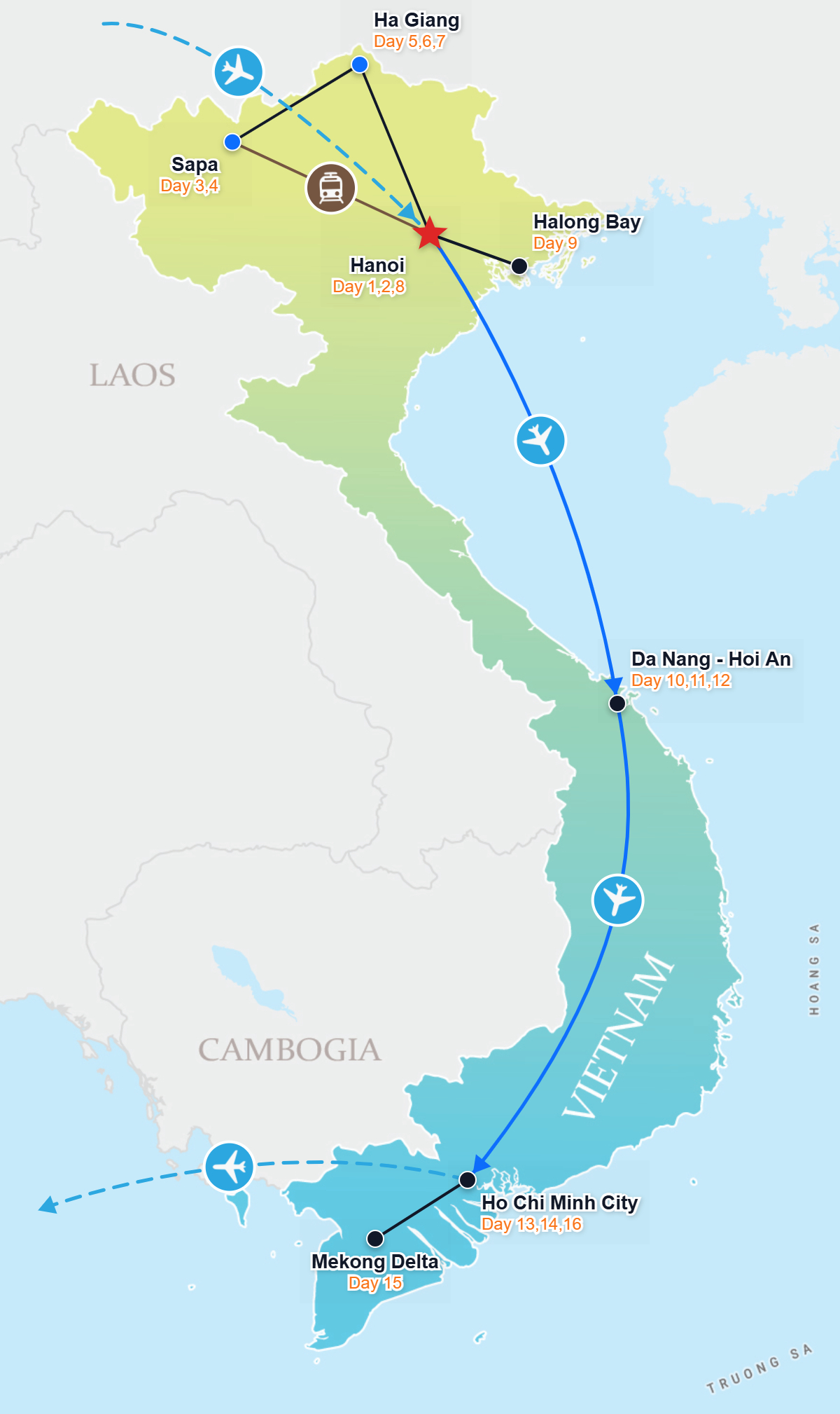 tour map